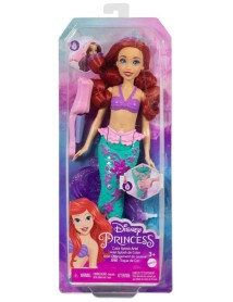 Papusa Disney Barbie Princess Color Splash Ariel Mermaid (hlw00) 