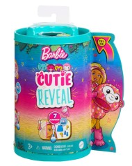 Papusa Barbie Chelsea Cutie Reveal Jungle Series Monkey (hkr14)