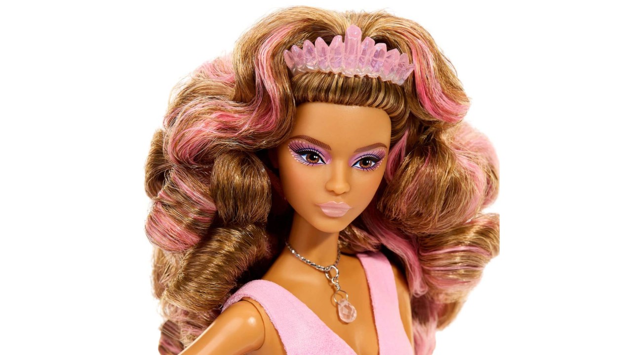 Papusa Barbie Signature Crystal Fantasy Collection (dark Skin Doll