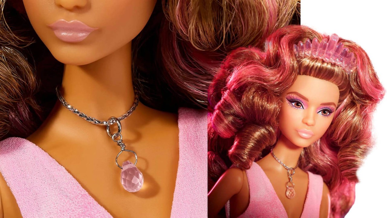 Papusa Barbie Signature Crystal Fantasy Collection (dark Skin Doll