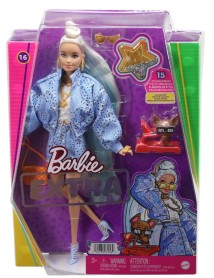 Papusa Barbie Extra Blonde With Bandana (hhn08) 