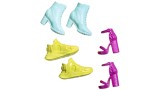Papusa Set Barbie Fashion 5 Pairs Of Shoes In Different Colors Style (hbv30)