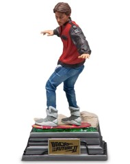 Back To The Future II Marty Mcfly On Hoverboard Art Scale 1 10