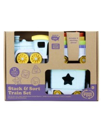 Trenul Stack & Sort Green Toys (tnss-1460) 