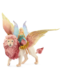 Schleich Bayala Fairy In Flight On Winged Lion 70714 