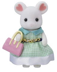 Sylvanian Families Town Series Town Girl Series Marshmallow Mouse 5364