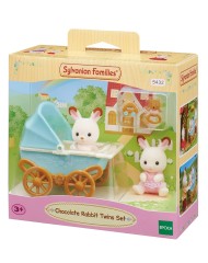 Sylvanian Families Chocolate Rabbit Twins Set 5432