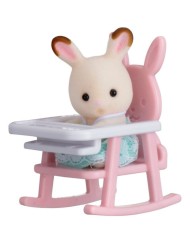 Sylvanian Families Baby Carry Case Rabbit On Baby Chair 5197