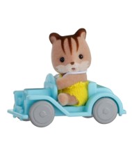 Sylvanian Families Baby Carry Case Squirrel On Car 5203