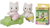 Figurina Statueta Sylvanian Families Silk Cat Twins 5422