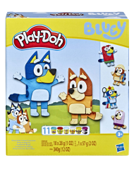 Set Plastilina Play-doh Bluey Make'n Mash Costu...