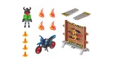  Set Playmobil(r) Stuntshow Motocross With Fiery Wall (70553)