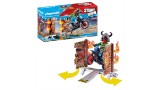  Set Playmobil(r) Stuntshow Motocross With Fiery Wall (70553)