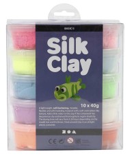 Set Plastilina Silk Clay Basic Colours (79146)
