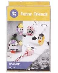 Set Plastilina Silk Clay Funny Friends (100680)