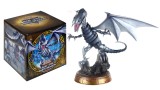 Figurina Statueta First4figures Yu Gi Oh Blue Eyes White Dragon Silver 35cm