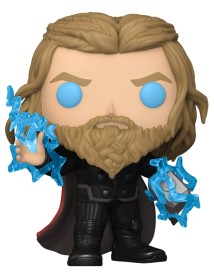 Pop Marvel Avengers Endgame Thor With Thunder Glows In The Dark 