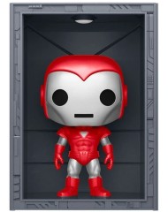 Pop Deluxe Marvel Hall Of Armor Iron Man Model 8 Silver Centurion Mettalic