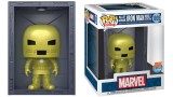 Figurina Joc Pop Deluxe Marvel Hall Of Armor Iron Man Model 1 Golden Armor Mettalic