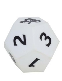 Lampa Dungeons & Dragons D12 Alb 