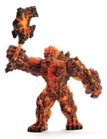 Eldrador Creatures Lava Golem With Weapon 42447 