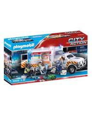 Vehicul Playmobil Us Ambulance With Lights & Sound (70936)