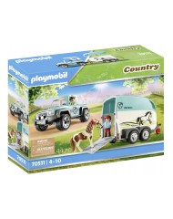 Vehocul Playmobil & Pony Trailer (70511)