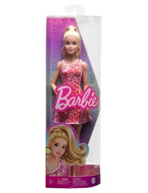 Papusa Barbie Fashionista Pink Floral Dress (hjt02) 