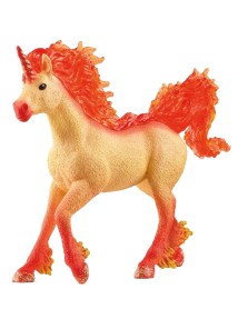 Schleich Bayala Elementa Fire Unicorn Stallion 70756 