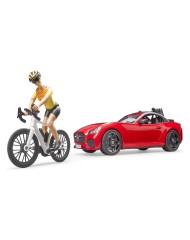 Set Bruder Roadster 1 Road Bike & Female Cyclist (3485)