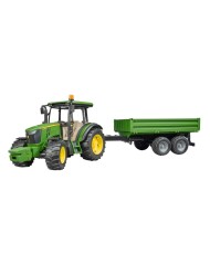 Tractor Bruder John Deere 5115 M & Tipping Trailer (br2108)