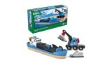 Set Brio Freight Ship & Crane (33534)