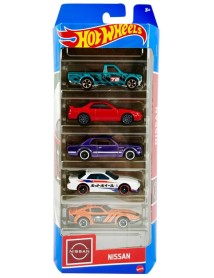 Set Hot Wheels - Nissan (set Of 5) (hly73) 