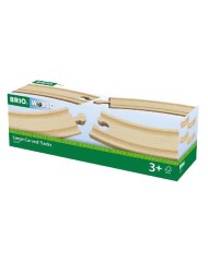 Brio - Large Curved Tracks (33342)