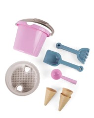 Dantoy - Bucket Set W. Ice Cream Cones - Pink (4801)