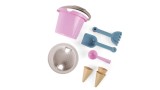  Dantoy - Bucket Set W. Ice Cream Cones - Pink (4801)