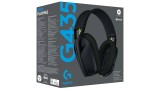  Casti Logitech G435 Lightspeed Wireless Black - Pc pentru PS5 / PS4 / PC