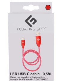 Cablu Controller Floating Grip 0,5m Led Usb C Red 