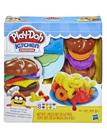 Set Plastilina Play-doh Kitchen Creations Burger & Fries (e5472) 
