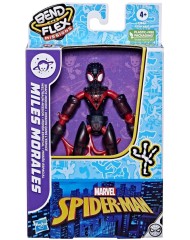 Marvel Spider Man Bend And Flex Missions Miles Morales 15cm F3844