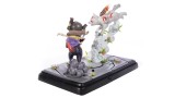 Figurina Joc Okamiden Chibiterasu Vs Dark Chibiterasu & Possessed Kuni Resin