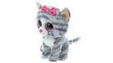 Jucarie Plus Ty Beanie Boos Kiki Grey Cat 23cm (1607-37075)