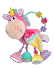 Plus Playgro Unicorn Activity Rattle Pink (10188463)