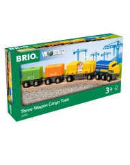 Brio Three-wagon Cargo Train (33982)