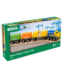 Brio Three-wagon Cargo Train (33982) 