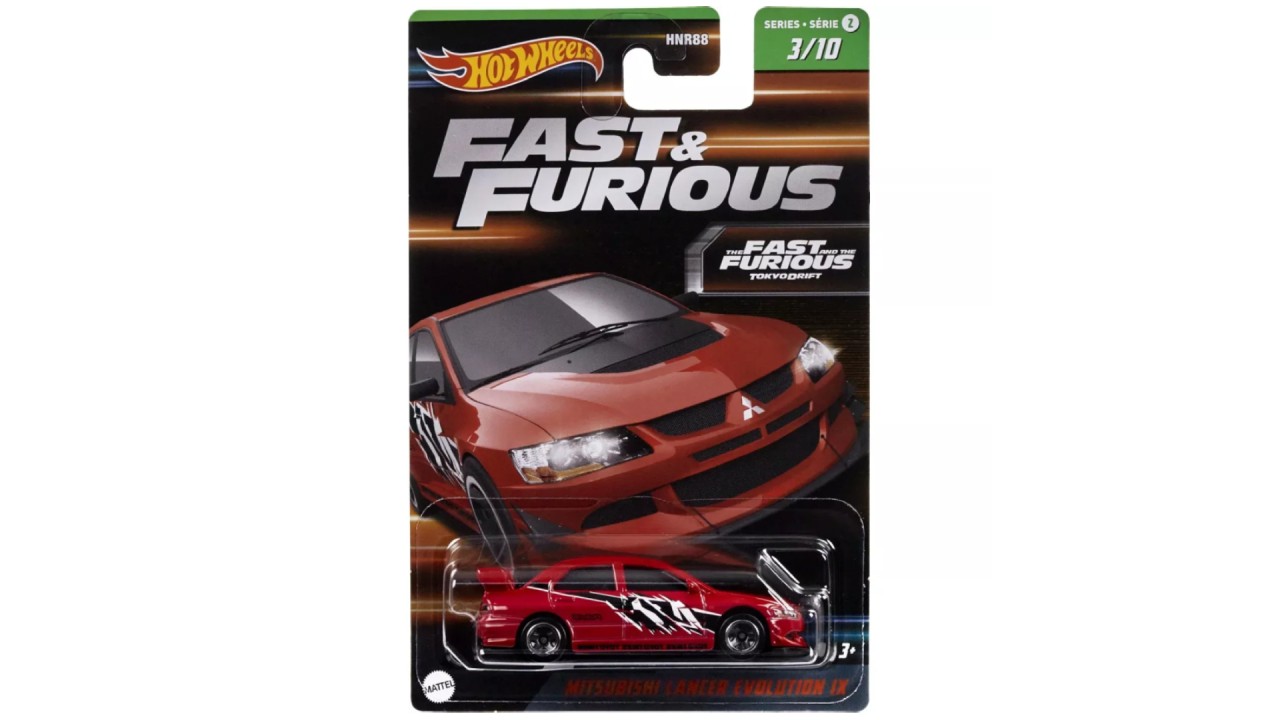 Vehicul Hot Wheels Tainies Fast Furious Mitsubishi Lancer