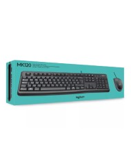 Set Tastatura & Mouse Logitech Mk120 Black