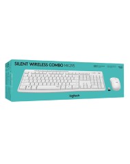 Set Tastatura & Mouse Logitech Mk295 Silent Wireless Combo White