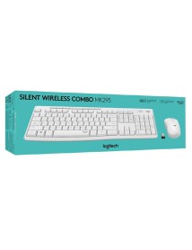 Set Tastatura & Mouse Logitech Mk295 Silent Wireless Combo White 