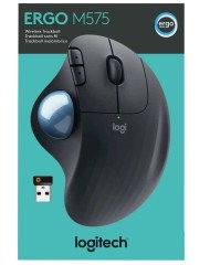 Mouse Logitech Ergo M575 Graphite 2.4ghz Bt White